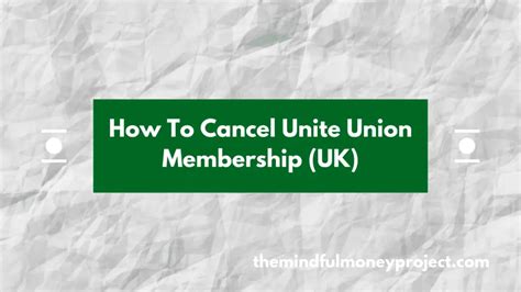 cancelling rmt union membership